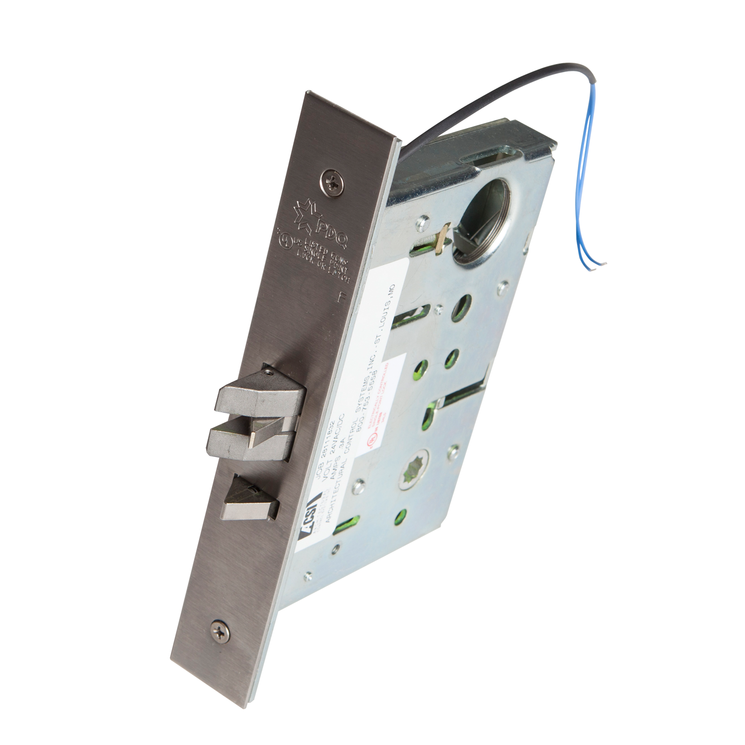 GRAINGER APPROVED Electrified Mortise Lock: Grade 1, Philadelphia, Satin  Stainless Steel, Different